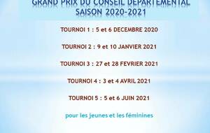 Tournoi Grand prix du conseil départemental  2021