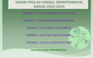 tournoi du Grand Prix du Conseil Général