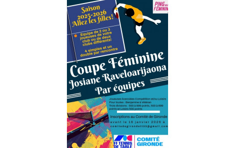 Coupe féminine de Gironde-J1